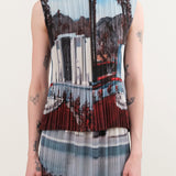 No. 6 Apparel Womens Blouses Rae Tank in Cinema