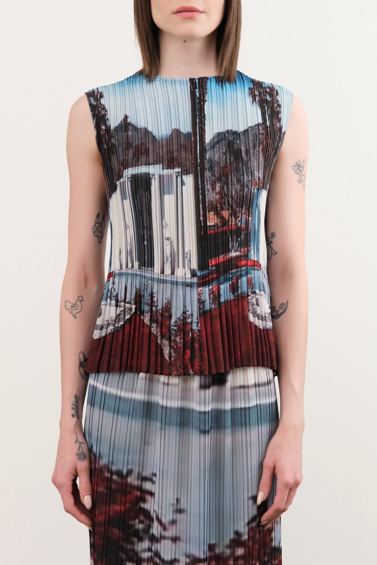 No. 6 Apparel Womens Blouses Rae Tank in Cinema