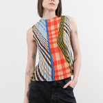 No. 6 Apparel Womens Blouses Rae Tank in Plaid