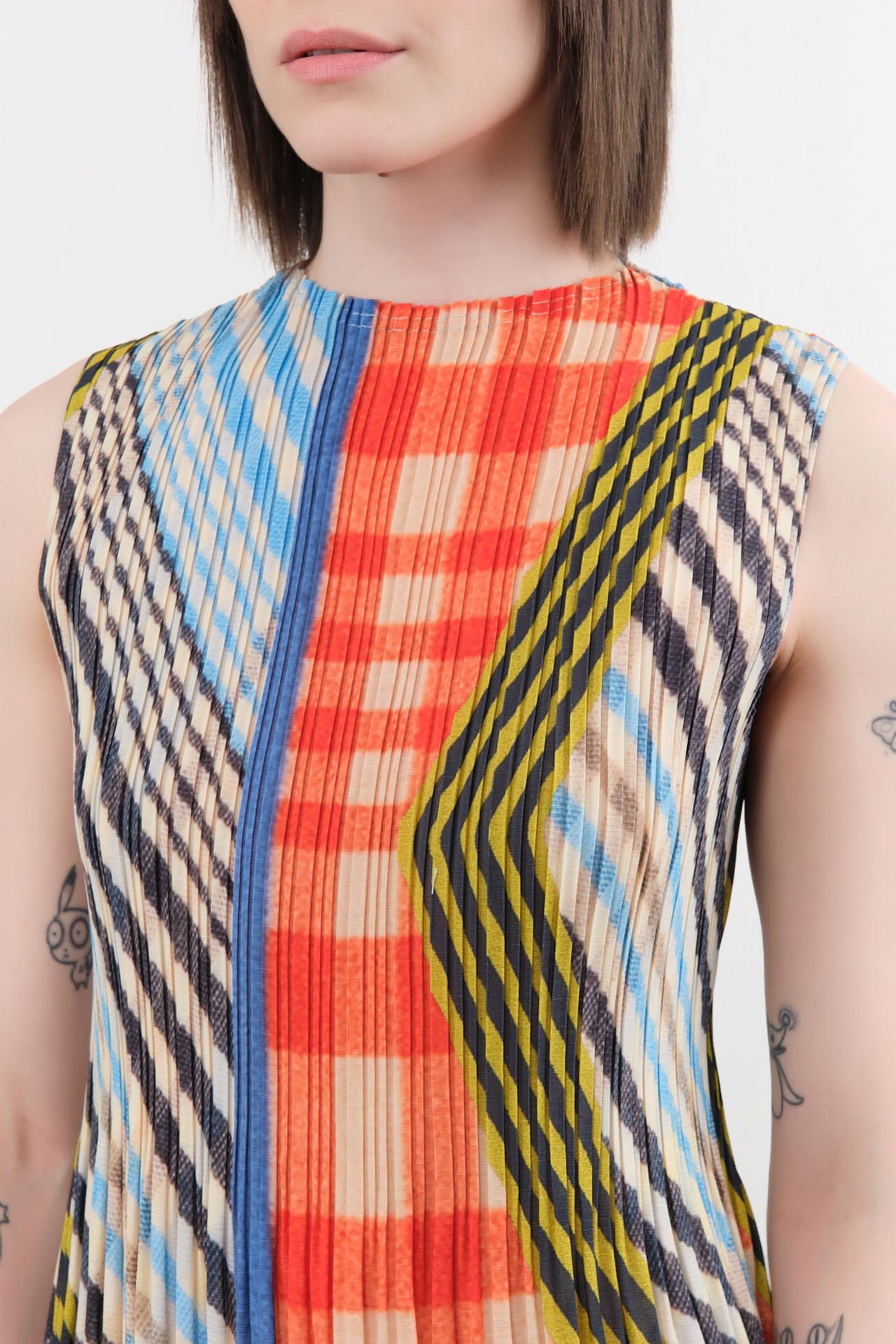 No. 6 Apparel Womens Blouses Rae Tank in Plaid