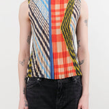 No. 6 Apparel Womens Blouses Rae Tank in Plaid