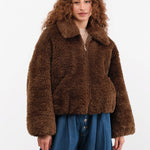 No. 6 Apparel Womens Outerwear Reversible Wicke Bomber