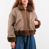 No. 6 Apparel Womens Outerwear Reversible Wicke Bomber
