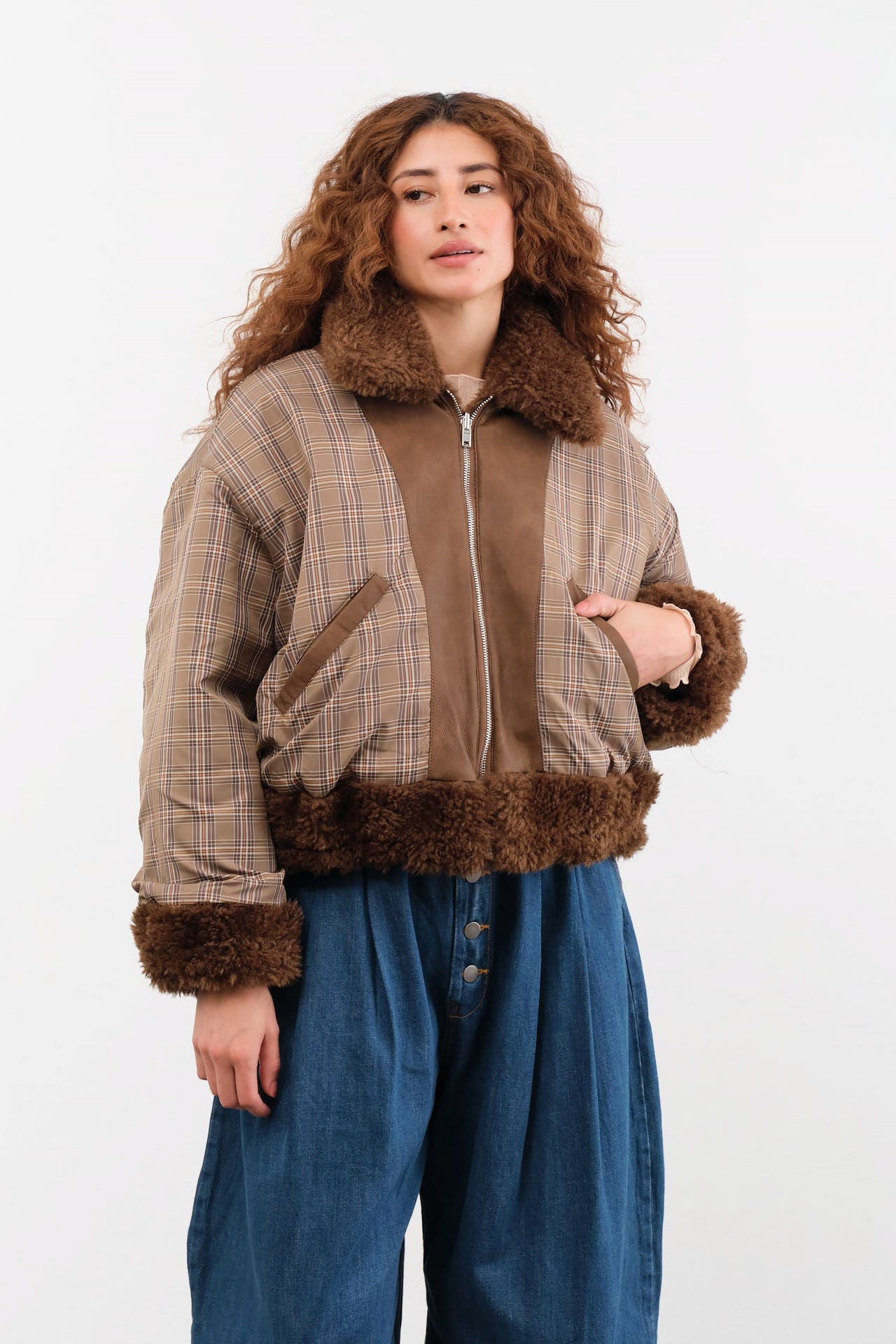 No. 6 Apparel Womens Outerwear Reversible Wicke Bomber