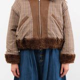 No. 6 Apparel Womens Outerwear Reversible Wicke Bomber