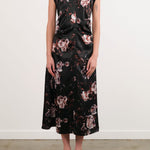 No. 6 Apparel Womens Dresses Rochelle Dress in Black Rose