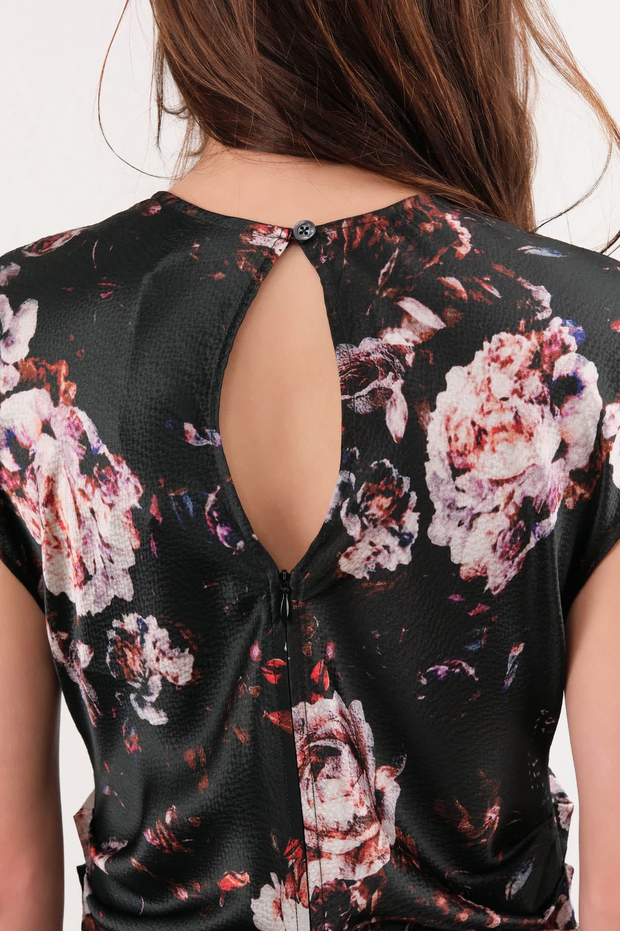 No. 6 Apparel Womens Dresses Rochelle Dress in Black Rose