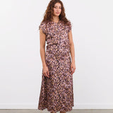No. 6 Apparel Womens Dresses Rochelle Dress in Pink Ink Blot