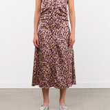 No. 6 Apparel Womens Dresses Rochelle Dress in Pink Ink Blot