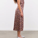 No. 6 Apparel Womens Dresses Rochelle Dress in Pink Ink Blot