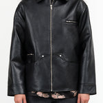 Rome Jacket by No. 6 in Pleather Black 