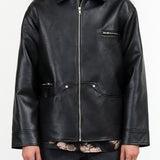 Rome Jacket by No. 6 in Pleather Black 