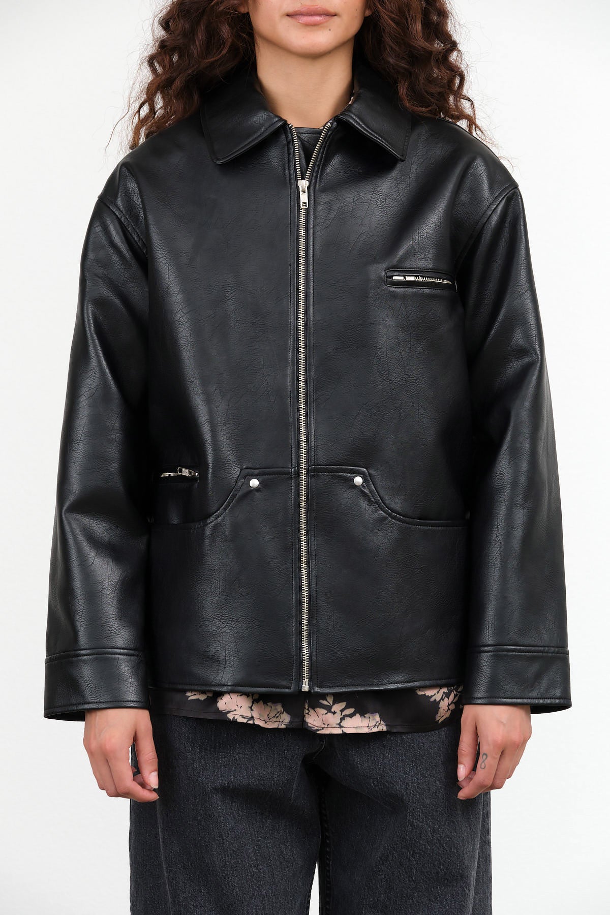 Rome Jacket by No. 6 in Pleather Black 