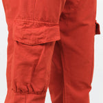 Mars Red Drop Crotch Pants with Drop Crotch NSF Eddy Pants