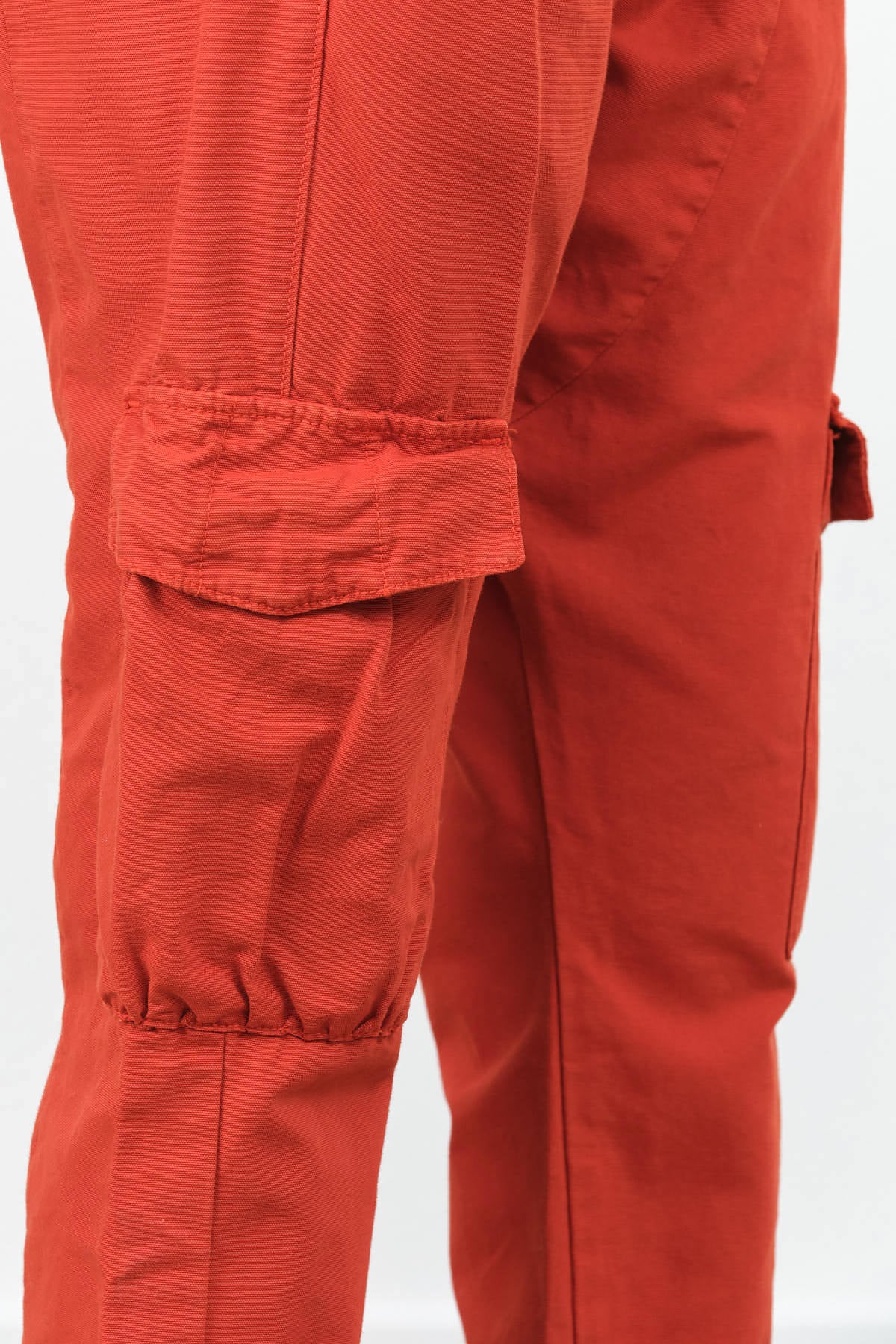 Mars Red Drop Crotch Pants with Drop Crotch NSF Eddy Pants