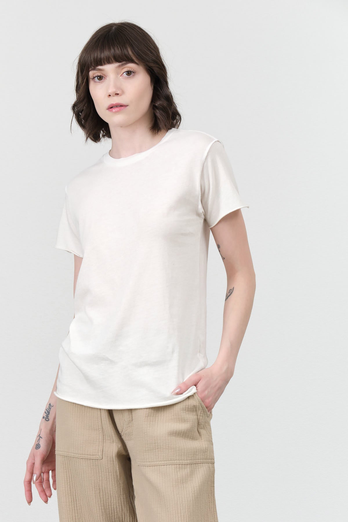 NSF Moore Tee in Soft White