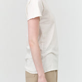 NSF Basic Short Sleeve Moore Tee in Soft White