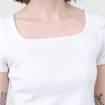 Soft White Noelle Top by NSF