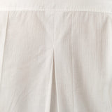 Nymane Apparel Womens Blouses Chris Shirt in White Stitch