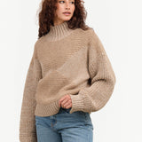 Nymane Nadia Diamond Sweater in Brown and Molle Tree