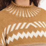 Mustard Nadia Jacquard Sweater by Nymane