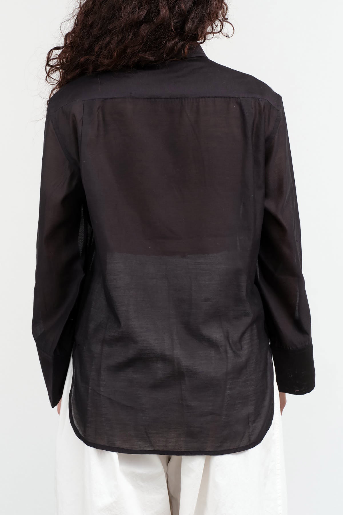Back view of Pleated Hutton Shirt