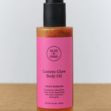 Front view of Lustero Glow Body Oil