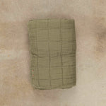 OONA Home Bedding The Plaid Bed Cover Olive / 49" L X 63" W
