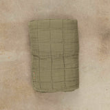 OONA Home Bedding The Plaid Bed Cover Olive / 49" L X 63" W