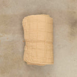OONA Home Bedding The Plaid Bed Cover Sand / 49" L X 63" W
