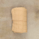 OONA Home Bedding The Plaid Bed Cover Sand / 49" L X 63" W