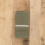 OONA Home Bath Towels The Washcloth Olive / 12" L X 20" W