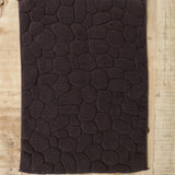 Ice Grey White and Black Ishikoro Pebble Bath Mat by Ottaipnu