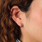 Pamela Love Jewelry Earrings 10mm Molten Pave Huggie 14K Yellow Gold / Single