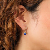 Pamela Love Jewelry Earrings Inlay Scarab Huggie 14K Yellow Gold / Single