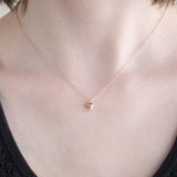 Pamela Love Jewelry Necklaces Memento Mori Necklace Ruby / 16" Chain