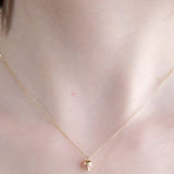 Pamela Love Jewelry Necklaces Memento Mori Necklace Ruby / 16" Chain