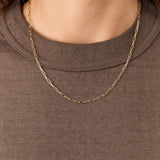 Pamela Love Jewelry Necklaces Paper Clip Chain Necklace 14K Yellow Gold / 18" Chain