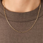 Pamela Love Jewelry Necklaces Paper Clip Chain Necklace 14K Yellow Gold / 18" Chain