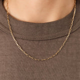 Pamela Love Jewelry Necklaces Paper Clip Chain Necklace 14K Yellow Gold / 18" Chain
