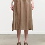 Bemberg Taffeta Slip Under Skirt by Pas de Calais in Khaki