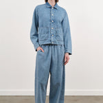 Pas de Calais Apparel Womens Pants 8 oz Natural Denim Easy Pants