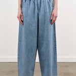 Pas de Calais Apparel Womens Pants 8 oz Natural Denim Easy Pants