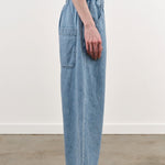 Pas de Calais Apparel Womens Pants 8 oz Natural Denim Easy Pants