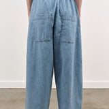 Pas de Calais Apparel Womens Pants 8 oz Natural Denim Easy Pants