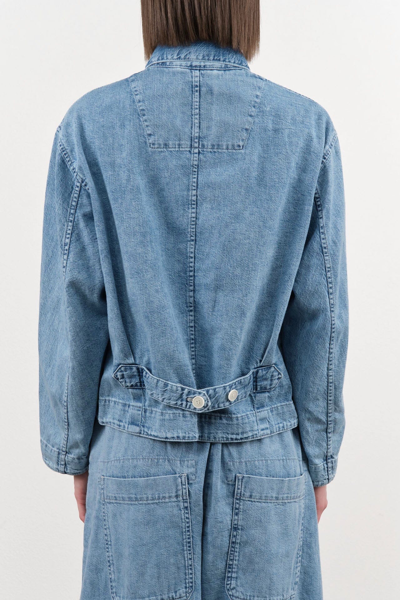 Pas de Calais Apparel Womens Jackets 8 oz Natural Denim Jacket