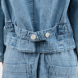 Pas de Calais Apparel Womens Jackets 8 oz Natural Denim Jacket