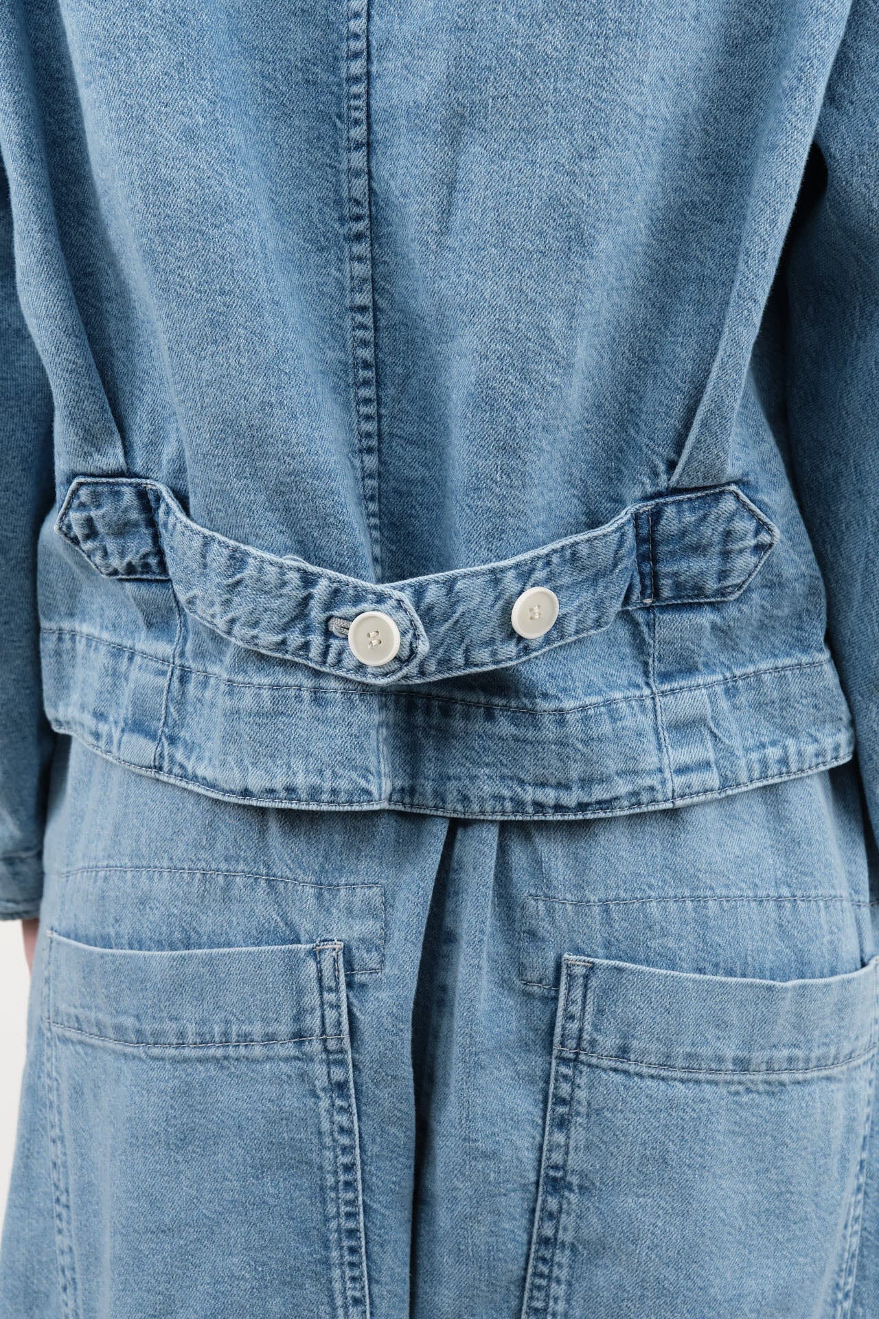 Pas de Calais Apparel Womens Jackets 8 oz Natural Denim Jacket