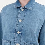 Pas de Calais Apparel Womens Jackets 8 oz Natural Denim Jacket