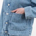 Pas de Calais Apparel Womens Jackets 8 oz Natural Denim Jacket